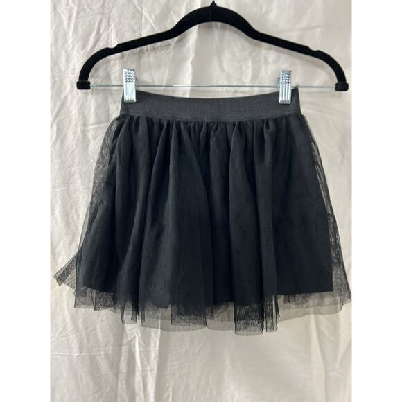 Knit Works Girls Skirt Black Tulle Size Small Twirl Flounce Dance Princess Fairy - Picture 1 of 9